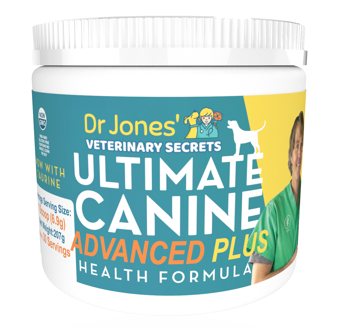 Dr. Jones' Ultimate Canine Advanced Plus Nutritional Supplement for Dogs