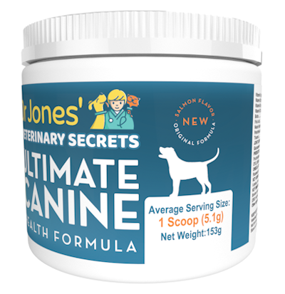 Dr. Jones' Ultimate Canine Original Formula Salmon Flavor Nutritional Supplement for Dogs